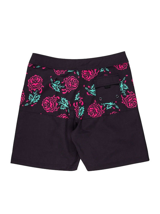 Men's Swimwear Shorts Black with Patterns