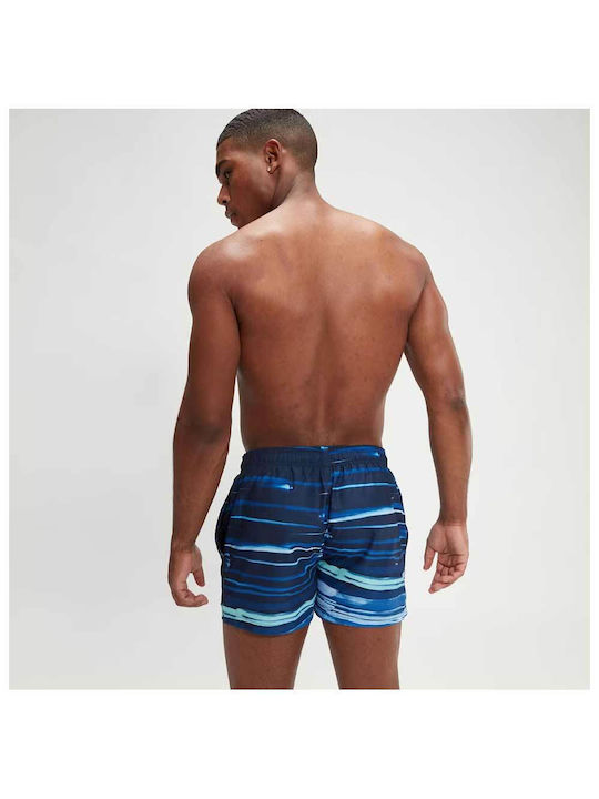 Speedo Digital Men's Swimwear Shorts Blue with Patterns