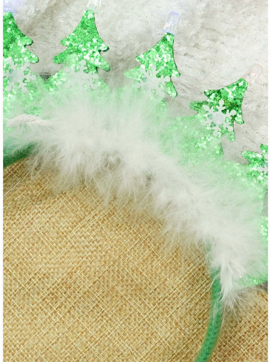 Accesorii de Crăciun Benzi pentru cap Verde cu Model Brad