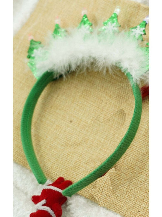 Accesorii de Crăciun Benzi pentru cap Verde cu Model Brad