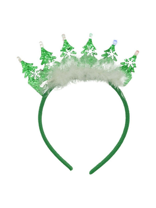 Accesorii de Crăciun Benzi pentru cap Verde cu Model Brad