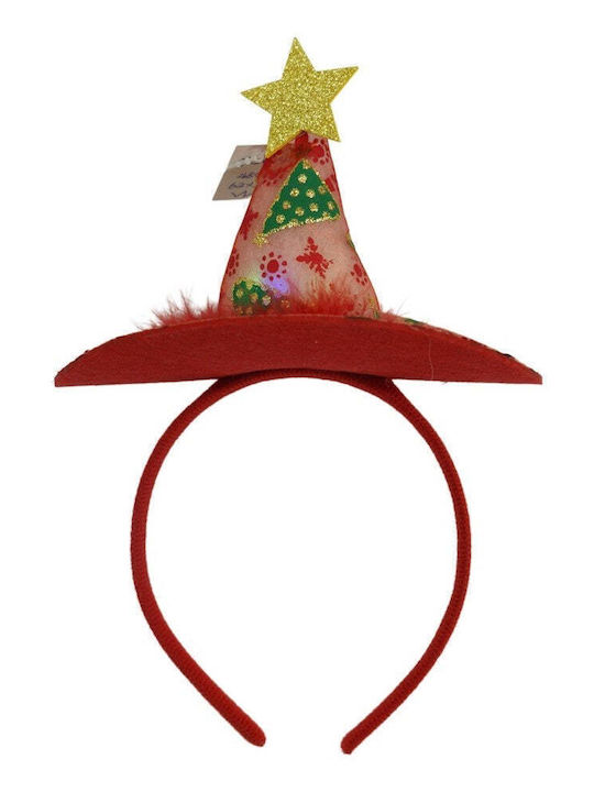 Accesorii de Crăciun Benzi pentru cap Roșie cu Model Stele