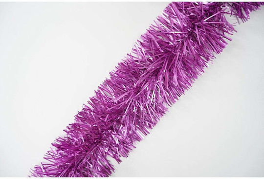 Crăciun Ghirlande Plastică Roz 200x9cm 1buc
