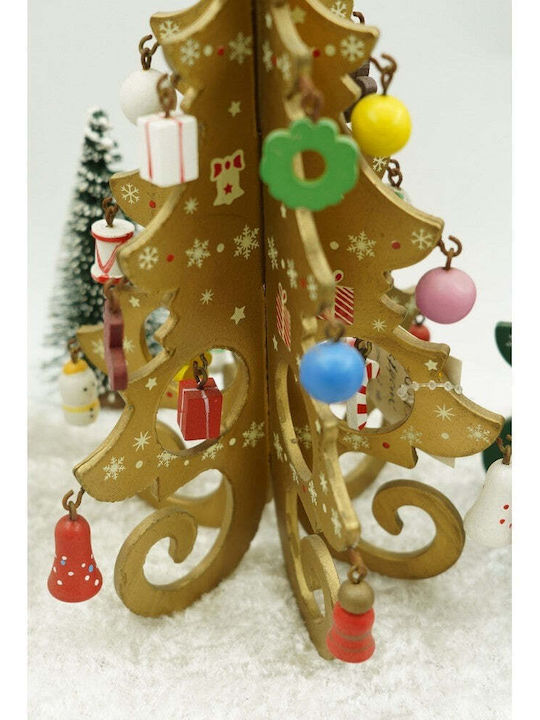 Weihnachtsdekoration Baum 20cm Gold