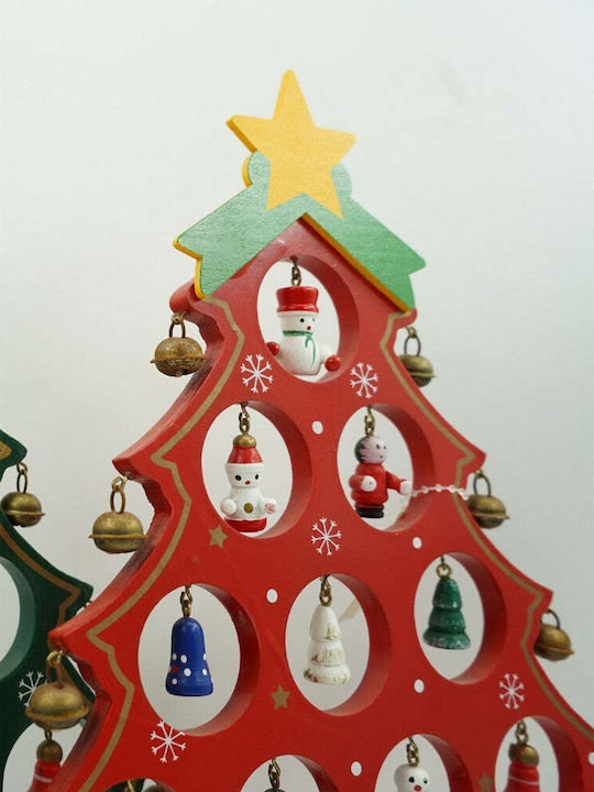 Weihnachtsdekoration Baum 33cm Rot