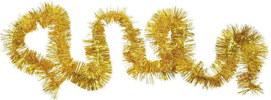 Weihnachtliche Girlande Plastik Gold 200x7cm 1Stück