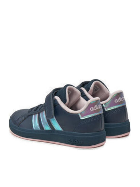 Grand Court GRAND COURT 2.0 EL C Kids Sneakers with Scratch Navy Blue