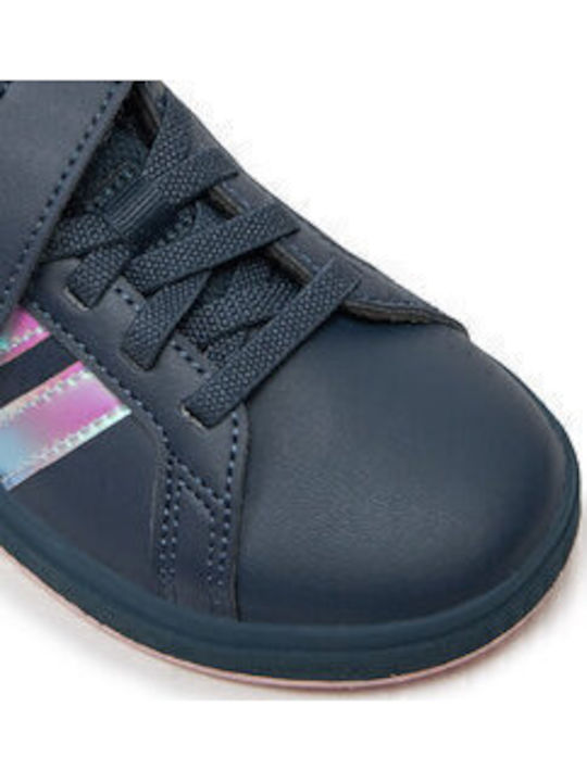Grand Court GRAND COURT 2.0 EL C Kids Sneakers with Scratch Navy Blue