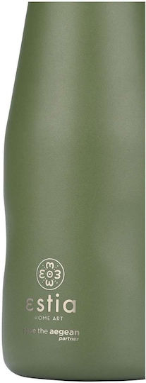 Estia Travel Flask Save the Aegean Bottle Thermos Stainless Steel BPA Free 350ml Forest Spirit