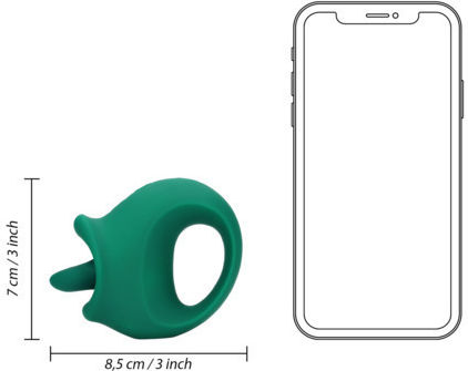 Shots Ancient Sea Mini Κλειτοριδικός Δονητής 7cm Πράσινος