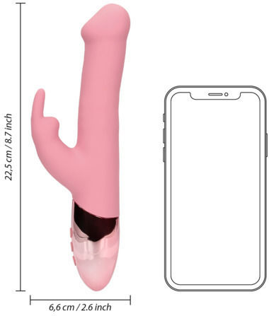 Shots Vibrator Iepurele Roz