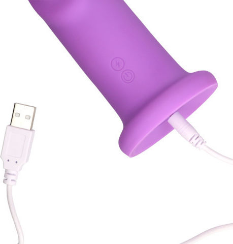 Shots Ultra Soft Vibrator G-Spot 20cm Violet