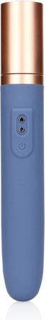 Loveline Travel Silicone Vibrator with Built-in Lubricant Dispenser