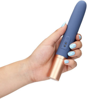 Loveline Travel Silicone Vibrator with Built-in Lubricant Dispenser