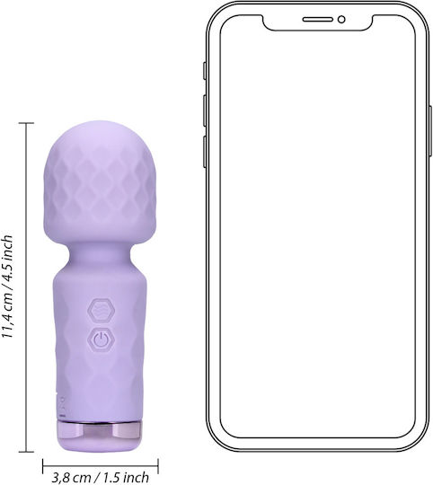 Shots Mini Δονητής Μασάζ 11.4cm Μωβ