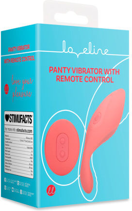 Loveline Wireless Panty Vibrator Brighto Red