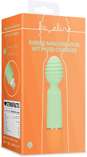 Shots Ribbed Vibrator Grün
