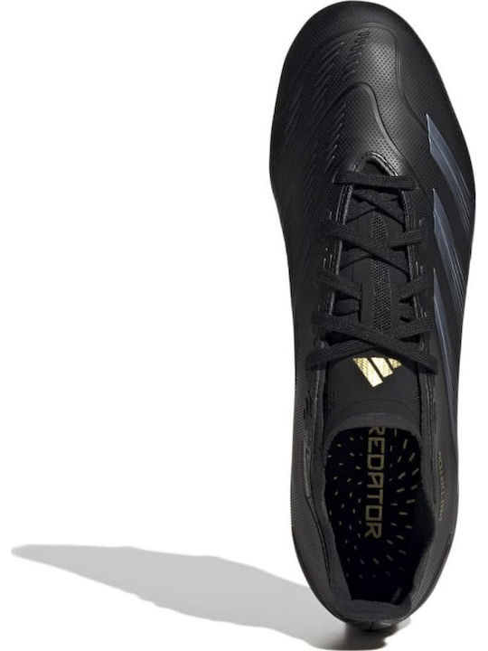 adidas Predator Club FG Футболни обувки с Бутони Черни adidas Predator Club FG Футболни обувки с Бутони Черни