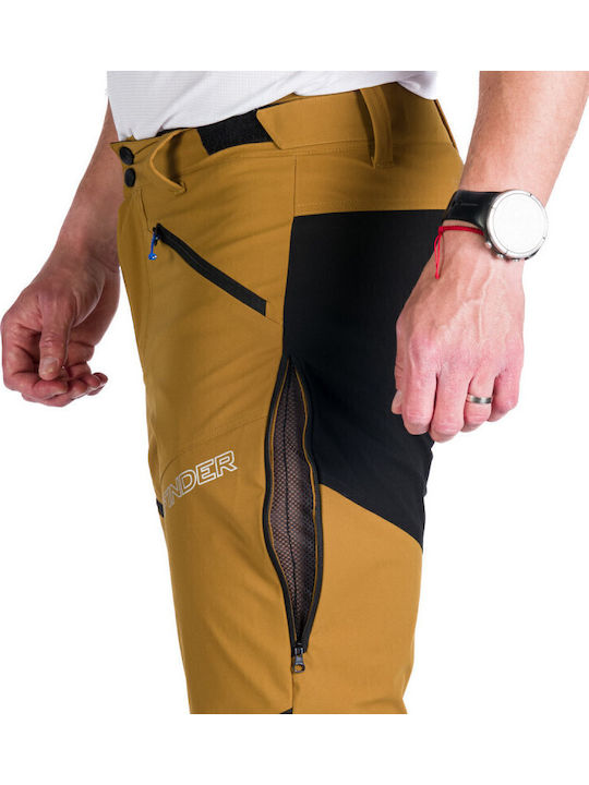 Northfinder Bărbați Lung Pantaloni de drumeție Galben