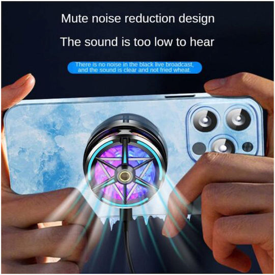 Magnetic Mobile Phone Cooler Led Rgb Lights S6 Cooler