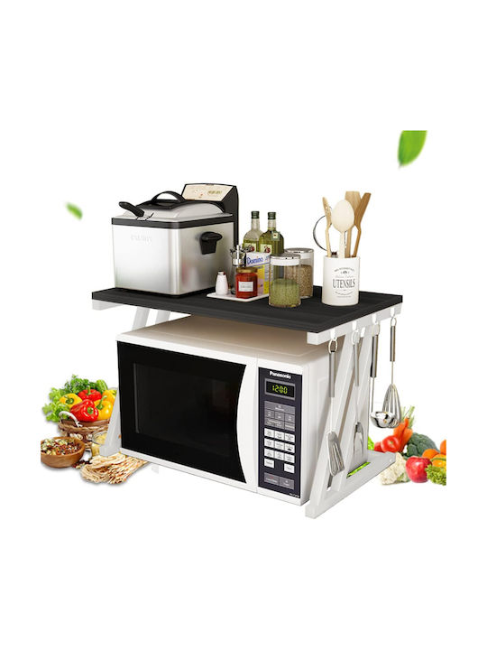 Quasar Universal Raft Rafturi de organizare a bucătăriei Metal White-black 38x57x38cm