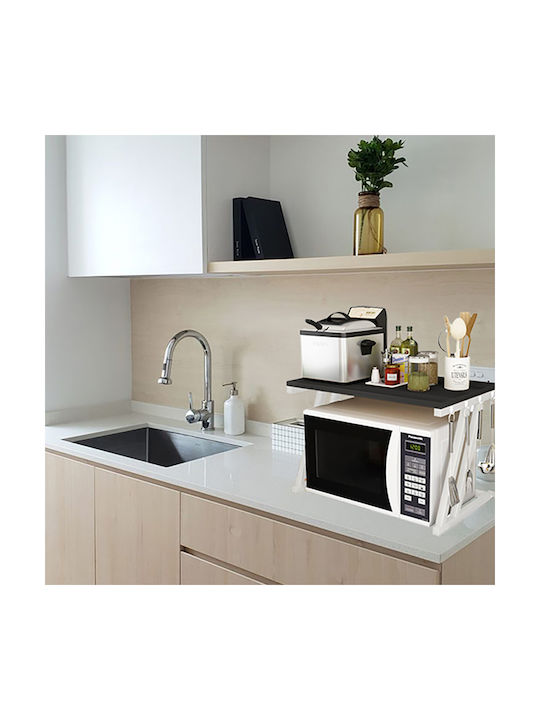 Quasar Universal Raft Rafturi de organizare a bucătăriei Metal White-black 38x57x38cm