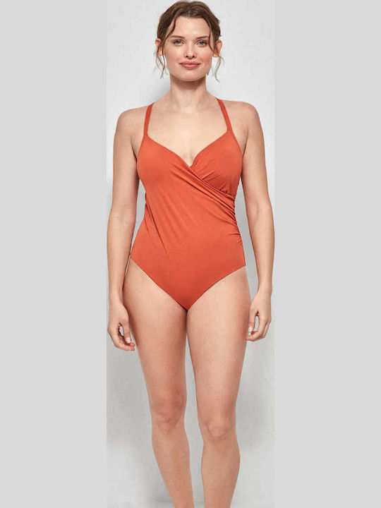Badeanzug Für Große Brüste Orange