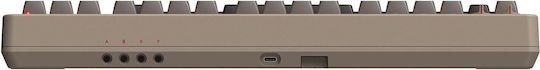 8Bitdo Retro C64 Edition Ασύρματο Gaming Μηχανικό Πληκτρολόγιο Tenkeyless (International English)