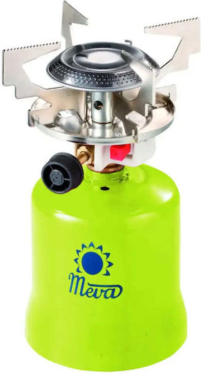 Meva Piezo Gas Stove for Camping 11x11x20.5cm