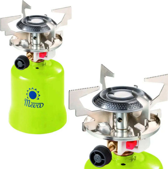 Meva Piezo Gas Stove for Camping 11x11x20.5cm