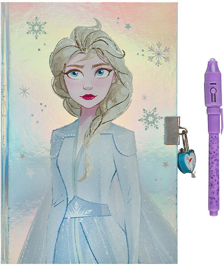 Gim Frozen Παιδικό Σημειωματάριο με Σκληρό Εξώφυλλο, Στυλοθήκη και Λουκέτο