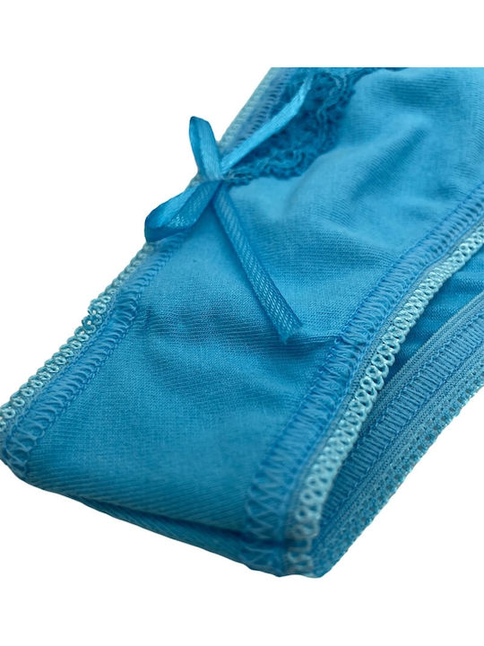 Damen Brasilien mit Spitze Turquoise