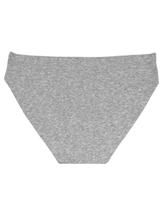 Mini Cotton Women's Slip Seamless Grey