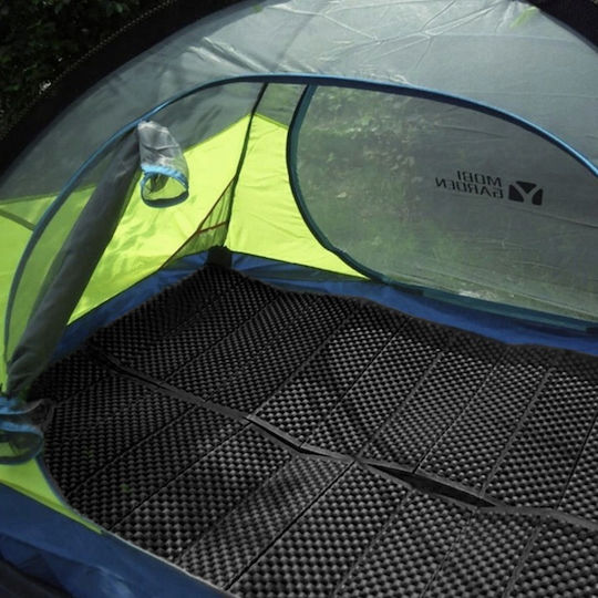 Single Substrat Camping 180x60cm Grosime 1cm în culoarea Negru