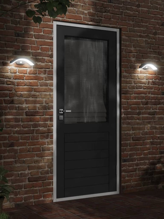 vidaXL Wandmontierte Außenleuchte LED IP54 9W mit Warmweiß Licht 27.5x7x10εκ.
