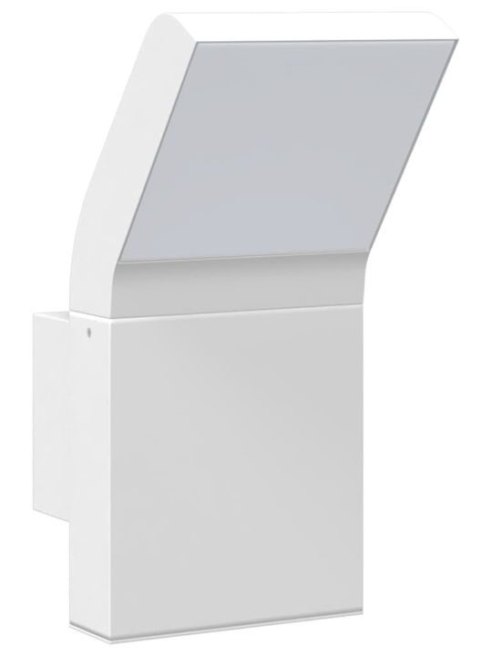 vidaXL Επιτοίχιο Εξωτερικό Φωτιστικό LED IP54 9W με Θερμό Λευκό Φως 10x15x22εκ.