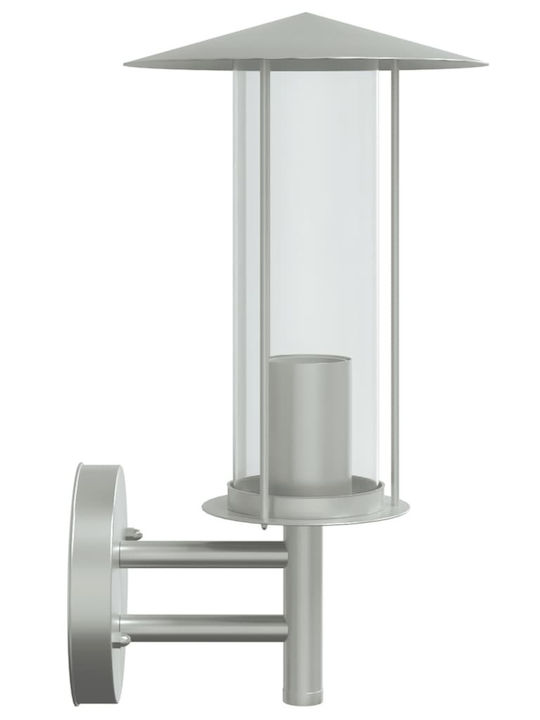 vidaXL Wandmontierte Außenleuchte E27 IP44 17.5x17.5x33εκ.