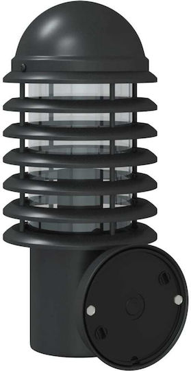 vidaXL Lumină de exterior montată pe perete E27 IP44 15x15x33.5εκ.