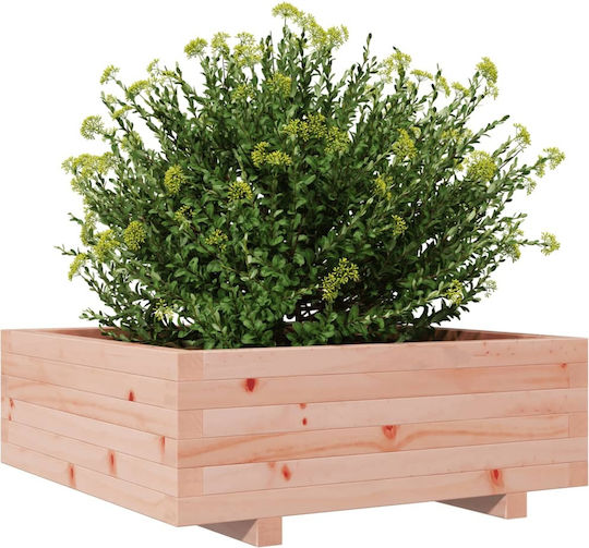 vidaXL Ζαρντινιέρα Ξύλινη Καφέ 70x70x26.5εκ.