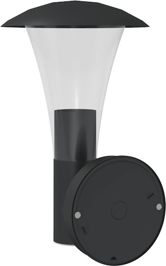 vidaXL Lumină de exterior montată pe perete E27 IP44 17.5x17.5x28εκ.