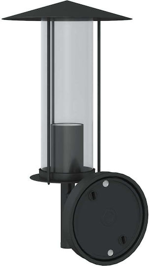 vidaXL Lumină de exterior montată pe perete E27 IP44 17.5x17.5x33εκ.