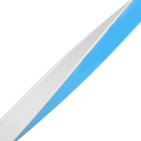 vidaXL Cable Channel with Sticker Floor made of Plastic White 1m