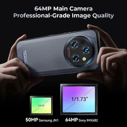 Oukitel WP35 5G Dual SIM (8GB/256GB) Resistant Smartphone Grey
