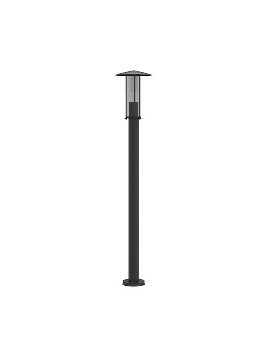 vidaXL Outdoor Floor Lamp Small Post 40W IP44 for E27 Socket Black
