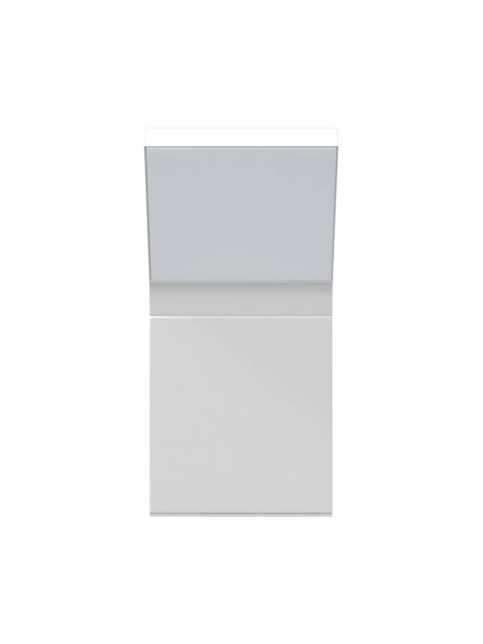 vidaXL Wandmontiertes Außenlicht LED IP54 9W Mit Warmweißem Licht 10x15x22cm
