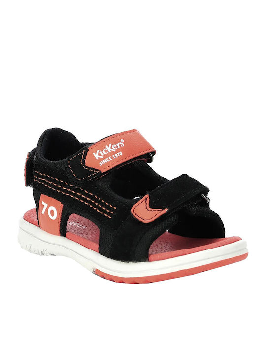 Kinder Sandalen Plane Schwarz