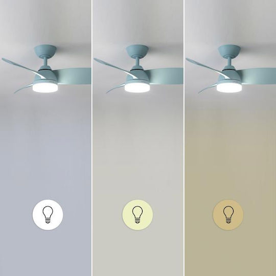 Cecotec EnergySilence Aero 3050 Deckenventilator 92cm mit Leuchte Sky