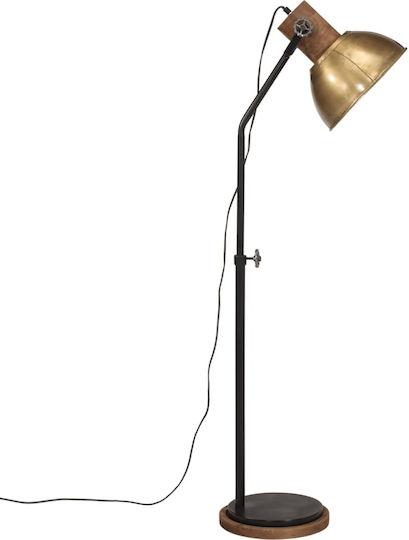 vidaXL Floor Lamp H100xW30cm. with Socket for Bulb E27 Bronze