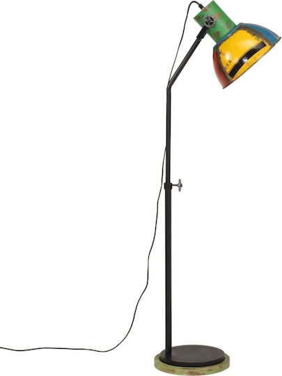 vidaXL Floor Lamp H100xW30cm. with Socket for Bulb E27 Multicolour