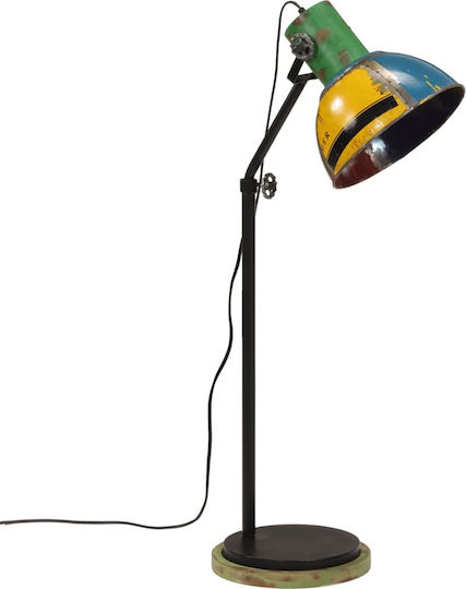 vidaXL Floor Lamp H100xW30cm. with Socket for Bulb E27 Multicolour